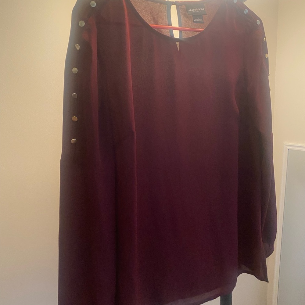 Maroon blouse